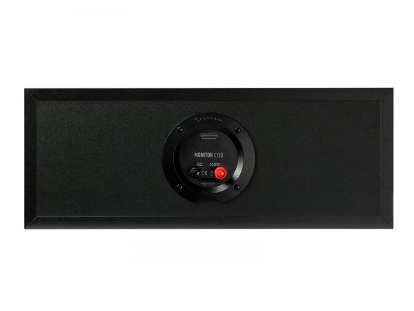 Rear of Black Monitor Audio Monitor C150 Center Speaker