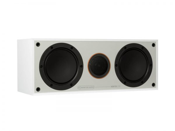 White Monitor Audio Monitor C150 Center Speaker without speaker grill