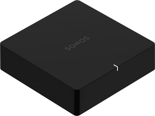 Slightly above and left view of Sonos PORT Network Audio Streamer