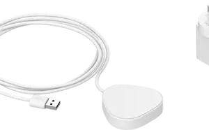 White Sonos Roam Wireless Charger showing AUS/NZ power adapter