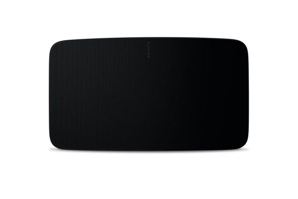Forward facing image of Black Sonos Five Premium Speaker