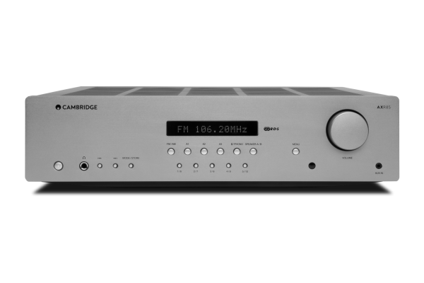 Front on image of Cambridge AXR85 Stereo Receiver