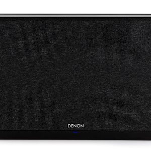 Denon Home 350 front on view showing Blue power light