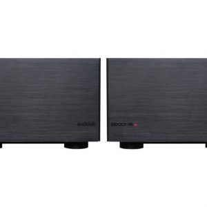 Stock image of Audiolab 8200MB power amplifiers.